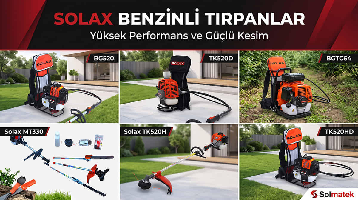 Zorlu Araziler ve Gür Otlara Karşı Üstün Performans: Solax Benzinli Tırpanlar